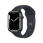 Apple Watch Series 7 GPS + Cellular, boîtier Aluminium Minuit 45mm avec Bracelet Sport Minuit Apple Watch Series 7 GPS + Cellular, boîtier Aluminium Minuit 45mm avec Bracelet Sport Minuit