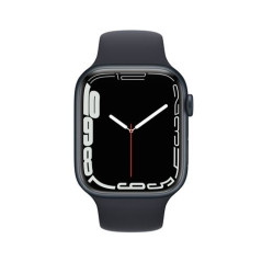 Apple Watch Series 7 GPS + Cellular, boîtier Aluminium Minuit 41mm avec Bracelet Sport Minuit
