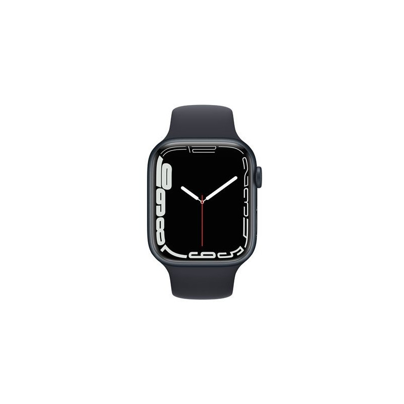 Apple Watch Series 7 GPS + Cellular, boîtier Aluminium Minuit 41mm avec Bracelet Sport Minuit Apple Watch Series 7 GPS + Cellular, boîtier Aluminium Minuit 41mm avec Bracelet Sport Minuit