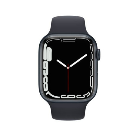 Apple Watch Series 7 GPS + Cellular, boîtier Aluminium Minuit 41mm avec Bracelet Sport Minuit