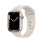 Apple Watch Series 7 GPS + Cellular, boîtier Aluminium Lumière Stellaire 45mm avec Bracelet Sport Lumière Stellaire Apple Watch Series 7 GPS + Cellular, boîtier Aluminium Lumière Stellaire 45mm avec Bracelet Sport Lumière Stellaire