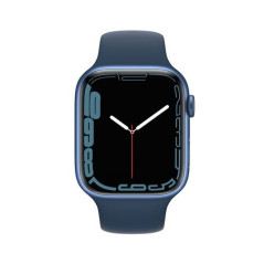 Apple Watch Series 7 GPS + Cellular, boîtier Aluminium Bleu 41mm avec Bracelet Sport Bleu Abysse