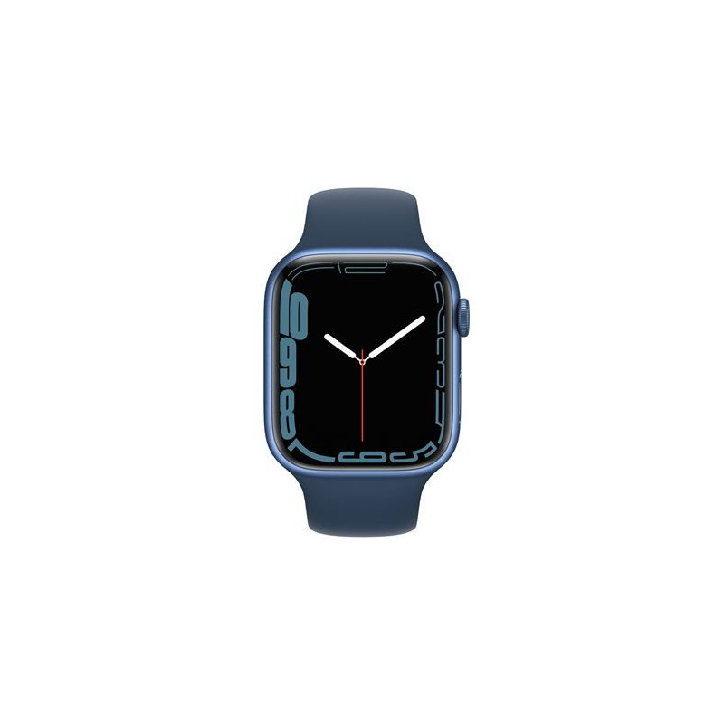 Apple Watch Series 7 GPS + Cellular, boîtier Aluminium Bleu 41mm avec Bracelet Sport Bleu Abysse Apple Watch Series 7 GPS + Cellular, boîtier Aluminium Bleu 41mm avec Bracelet Sport Bleu Abysse