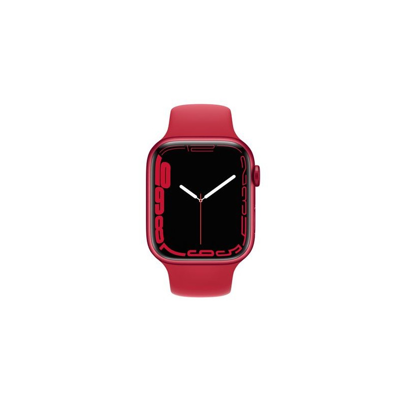 Apple Watch Series 7 GPS + Cellular, boîtier Aluminium (PRODUCT)RED 45mm avec Bracelet Sport (PRODUCT)RED Apple Watch Series 7 GPS + Cellular, boîtier Aluminium (PRODUCT)RED 45mm avec Bracelet Sport (PRODUCT)RED