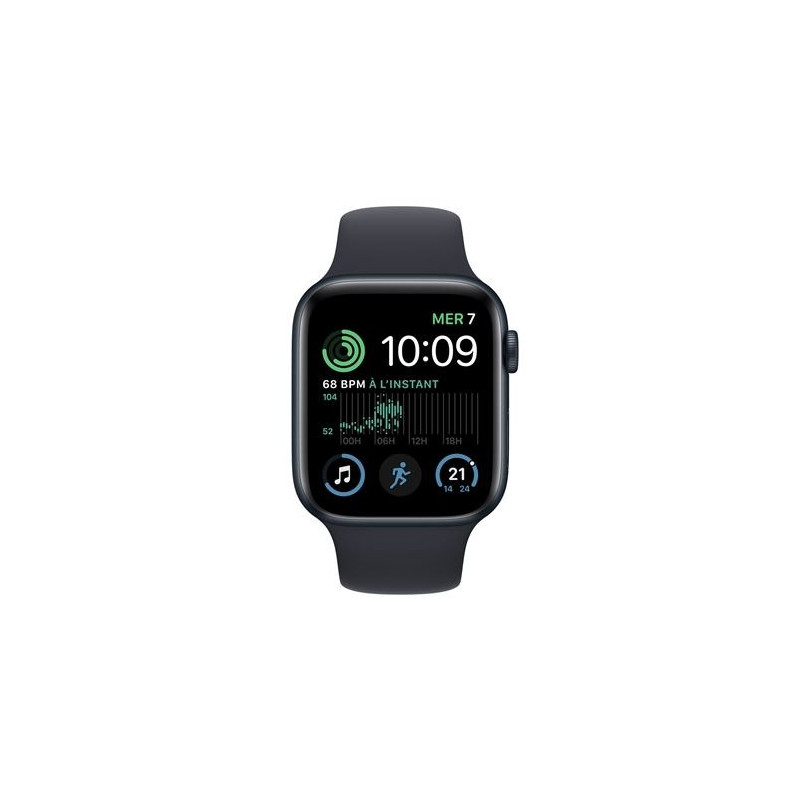 Apple Watch SE GPS + Cellular 2ème génération, boîtier Aluminium Minuit 44mm avec Bracelet Sport Minuit Apple Watch SE GPS + Cellular 2ème génération, boîtier Aluminium Minuit 44mm avec Bracelet Sport Minuit