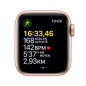 Apple Watch SE GPS + Cellular, 40mm boitier aluminium or avec bracelet sport blanc Apple Watch SE GPS + Cellular, 40mm boitier aluminium or avec bracelet sport blanc