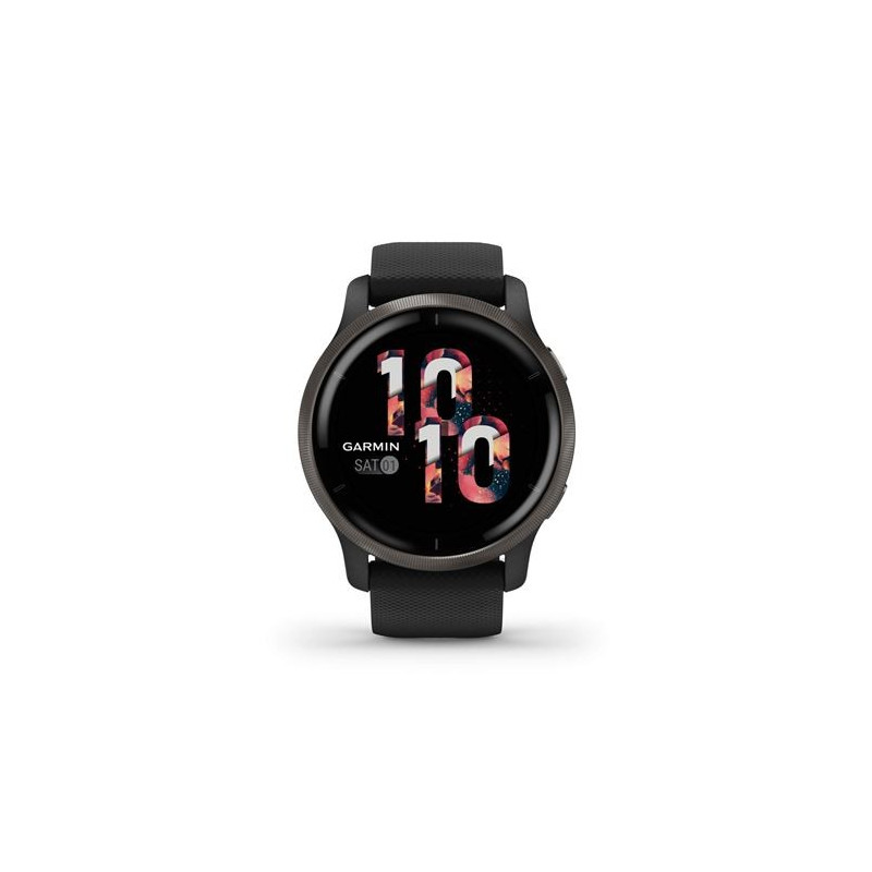 Garmin Collection Venu 2 Gris avec bracelet Noir Garmin Collection Venu 2 Gris avec bracelet Noir