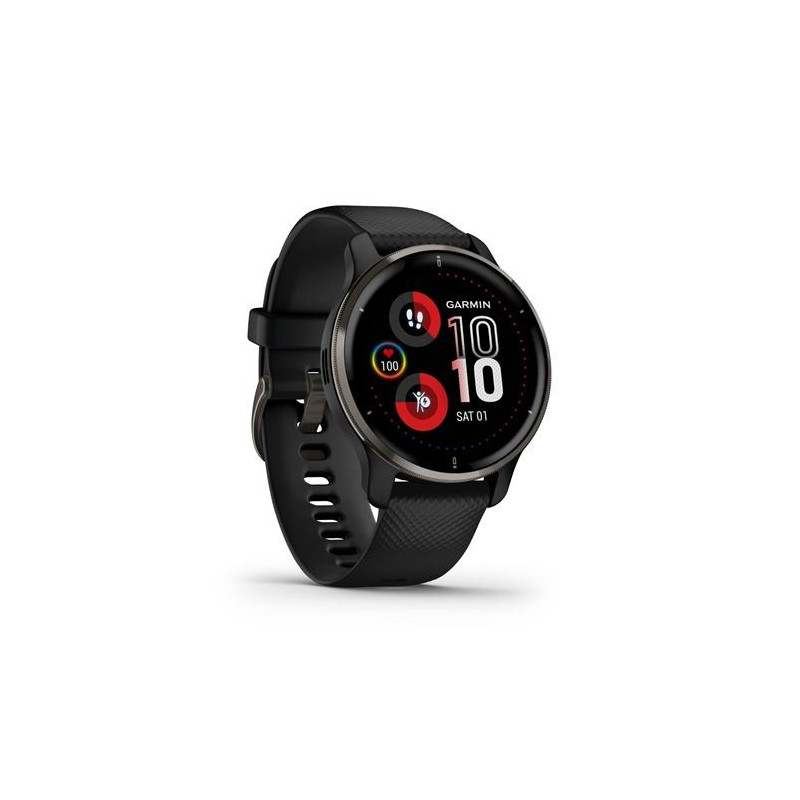 Garmin Venu 2 Plus Gris avec bracelet Noir Garmin Venu 2 Plus Gris avec bracelet Noir