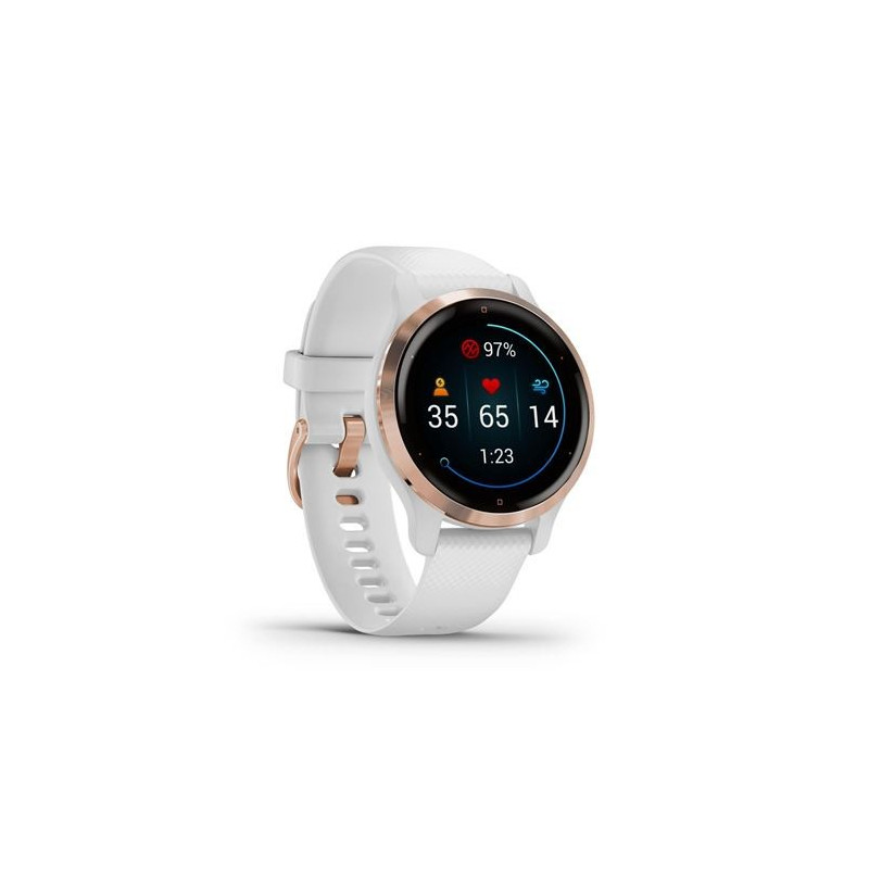 Garmin Collection Venu 2S Or rose avec bracelet Blanc Garmin Collection Venu 2S Or rose avec bracelet Blanc
