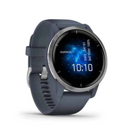 Garmin Collection Venu 2 Argent avec bracelet Bleu