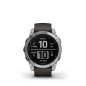 Garmin Fenix 7 Silver avec bracelet silicone Gris Garmin Fenix 7 Silver avec bracelet silicone Gris