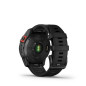 Garmin Fenix 7 Solar Gray avec bracelet silicone Noir Garmin Fenix 7 Solar Gray avec bracelet silicone Noir