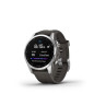 Garmin Fenix 7S Silver avec bracelet silicone Gris Garmin Fenix 7S Silver avec bracelet silicone Gris
