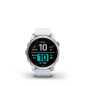 Garmin Fenix 7S Silver avec bracelet silicone Blanc Garmin Fenix 7S Silver avec bracelet silicone Blanc