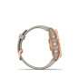 Garmin Fenix 7S Solar Rose Gold bracelet silicone Beige sable Garmin Fenix 7S Solar Rose Gold bracelet silicone Beige sable