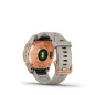 Garmin Fenix 7S Solar Rose Gold bracelet silicone Beige sable Garmin Fenix 7S Solar Rose Gold bracelet silicone Beige sable