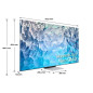 TV Samsung Neo QLED 65'' QE65QN900B 8K UHD Gris anthracite 2022