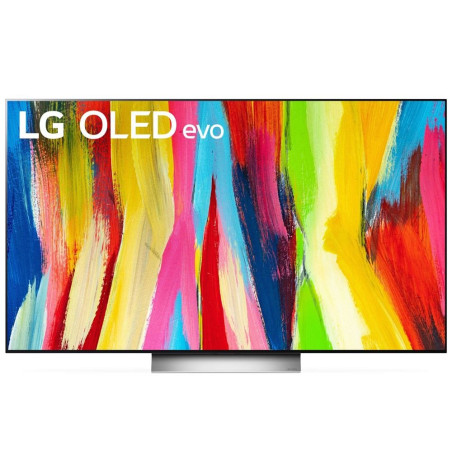 TV LG OLED55C2 4K UHD 55" Smart TV 2022 Blanc Gris