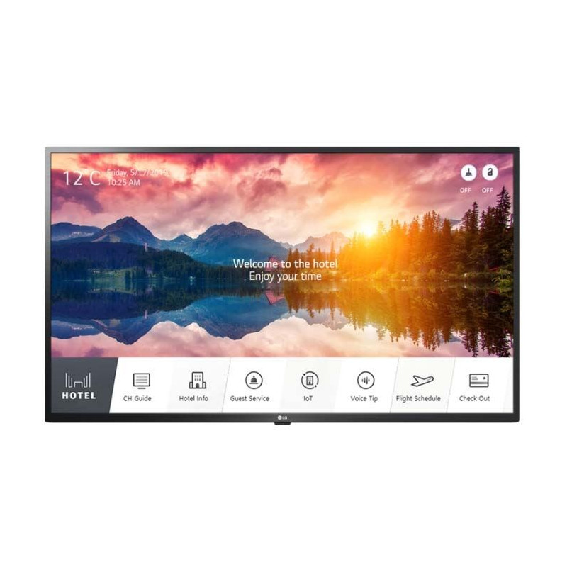 TV LG 65US662H 65" 4K UHD Smart Hôtel TV Noir Céramique