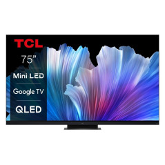 TV TCL 75C935 75" QLED 4K UHD Smart TV Aluminium brossé 2022