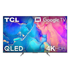 TV TCL 75C635 75'' QLED 4K UHD Smart TV Aluminium brossé 2022