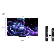 TV TCL 65C835 65" QLED 4K UHD Smart TV Aluminium brossé 2022