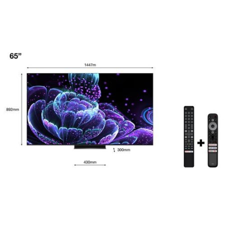 TV TCL 65C835 65" QLED 4K UHD Smart TV Aluminium brossé 2022