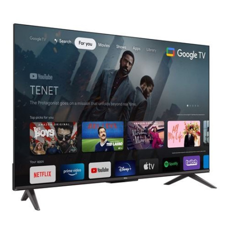 TV TCL 65P735 65'' LED 4K UHD Smart TV Aluminium brossé 2022