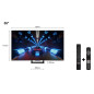 TV TCL 55C735 55'' QLED 4K UHD Smart TV Aluminium brossé 2022