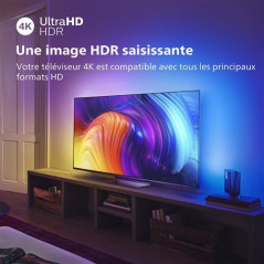 TV LED Philips Ambilight 43PUS8837/12 108 cm 4K UHD Android TV Argent clair 2022