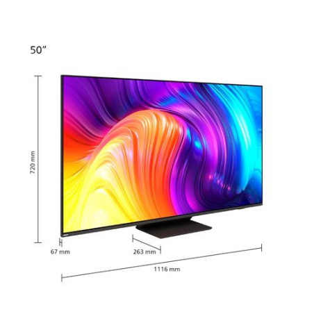 TV LED Philips Ambilight 50PUS8897/12 126 cm 4K UHD Android TV Gris anthracite 2022