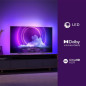 TV PHilips Ambilight 55PUS9206 55" 4K UHD LED Android TV Argent métallique