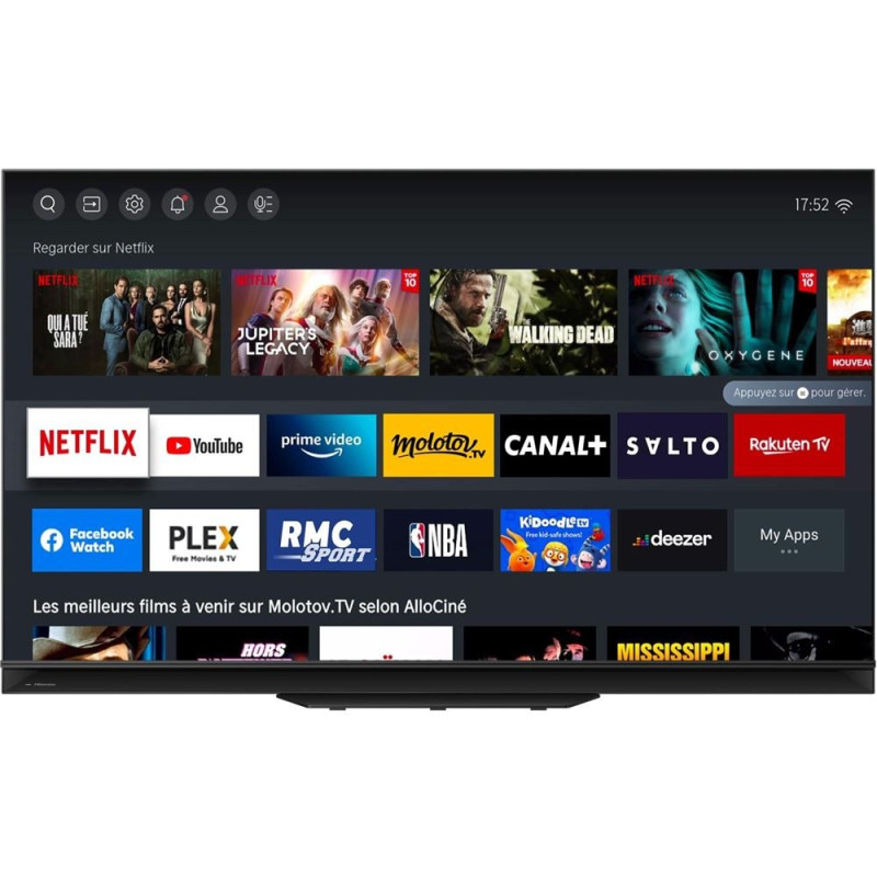 TV Hisense Mini-LED 75U9GQ 75" QLED 4K Smart TV Noir TV Hisense Mini-LED 75U9GQ 75" QLED 4K Smart TV Noir
