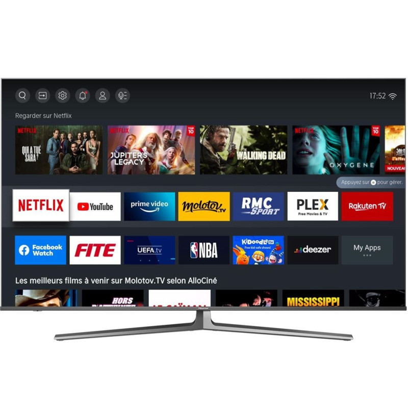 TV Hisense 55U8GQ Quantum Dot TV 55" QLDED 4K Smart TV Gris TV Hisense 55U8GQ Quantum Dot TV 55" QLDED 4K Smart TV Gris