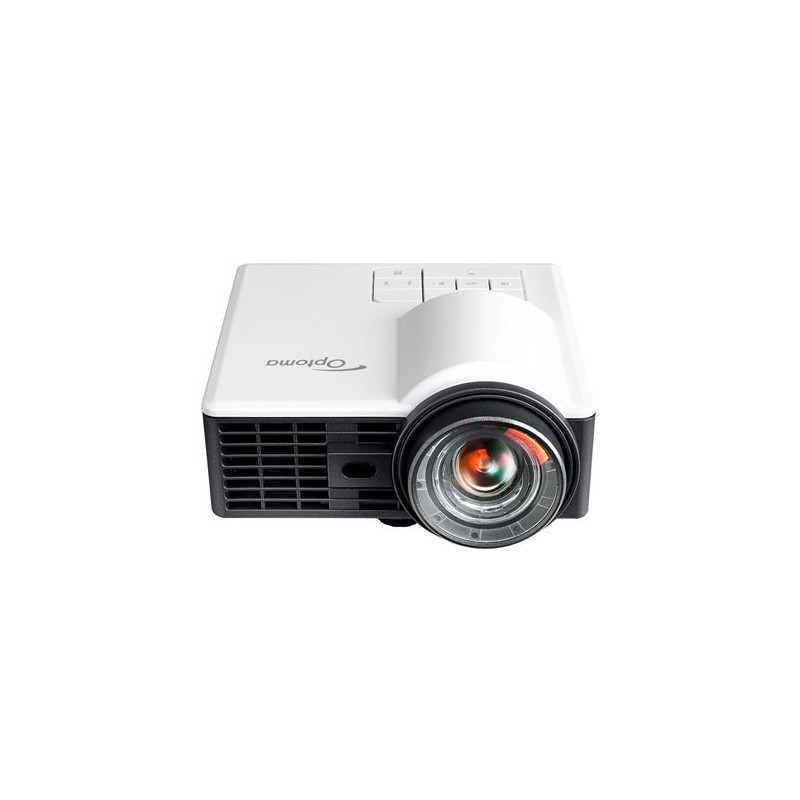 Vidéoprojecteur Optoma ML1050ST+DLP - RGB LED - 3D - 1000 lumens- objectif fixe à focale courte