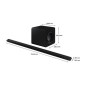Barre de son Samsung HW-S800B Dolby Atmos 3.1.2 Noir