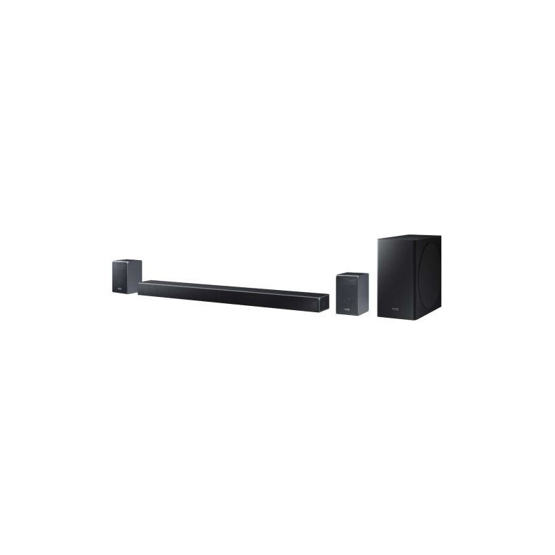 Barre de son Samsung HW-Q90R- pour home cinéma - canal 7.1.4 - sans fil - Bluetooth, Wi-Fi - 512 Watt - gris