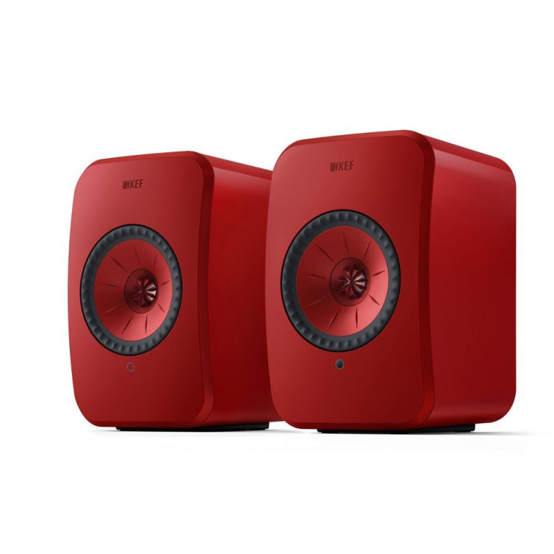 Enceintes connectées Hi-Fi KEF LSX 2 Rouge Vendues par paire Enceintes connectées Hi-Fi KEF LSX 2 Rouge Vendues par paire