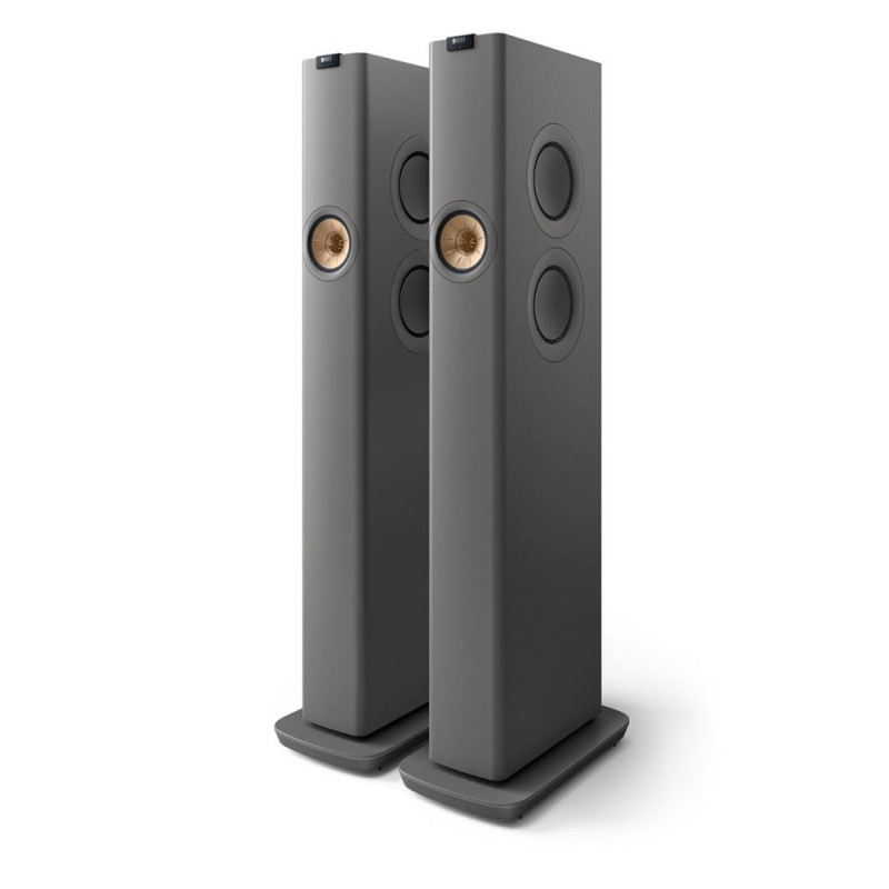 Enceintes connectées Hi-Fi Kef LS60 Wireless Gris Vendues à la paire Enceintes connectées Hi-Fi Kef LS60 Wireless Gris Vendues à la paire