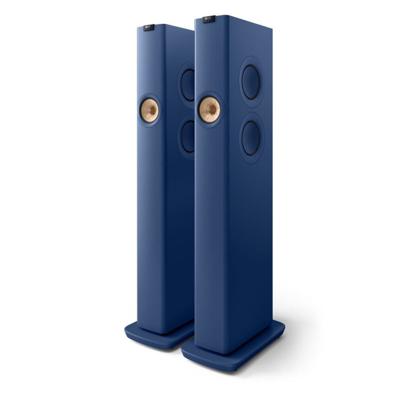 Enceintes connectées Hi-Fi Kef LS60 Wireless Bleu Vendues à la paire Enceintes connectées Hi-Fi Kef LS60 Wireless Bleu Vendues à la paire