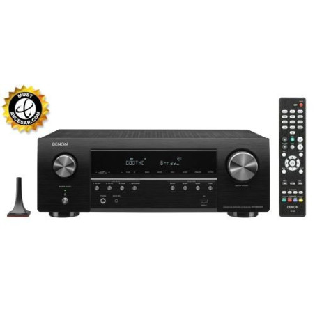 Denon AVR-S650H - Récepteur de réseau AV - 4K - HDR - canal 5.2 - 5 x 135 Watt - noir