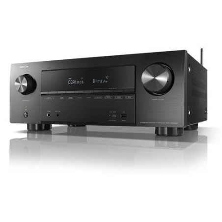 Denon AVR-X2500H - Récepteur de réseau AV - 4K - HDR - Canal 7.2 - 7 x 95 Watt - noir