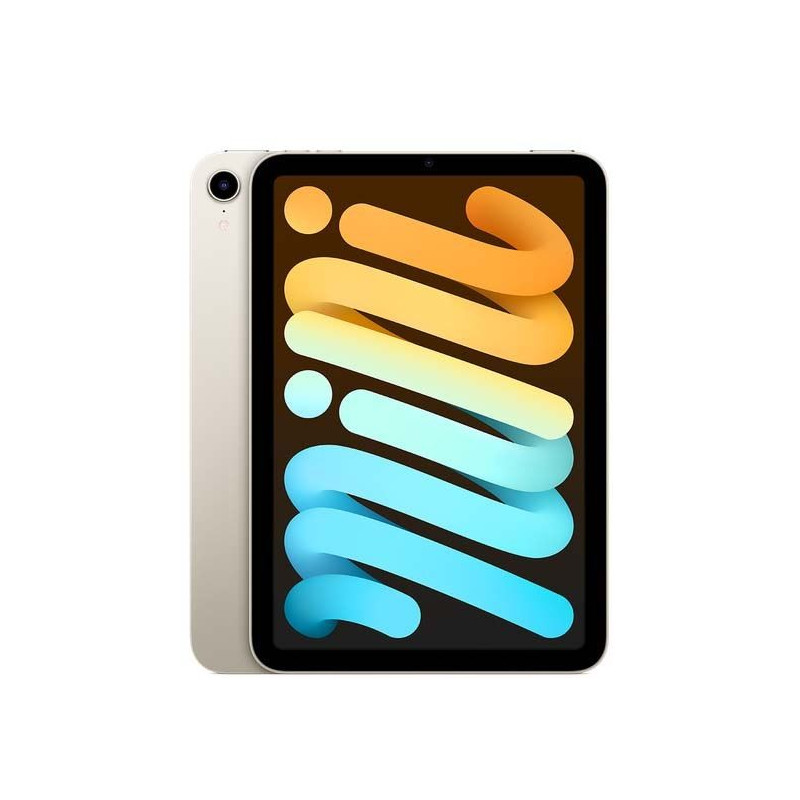 Apple iPad Mini 8,3" 64 Go Lumière stellaire 5G 6 ème génération 2021