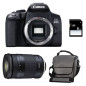 Canon eos 850d + tamron 18-400 vc + sac + carte sd 4go
