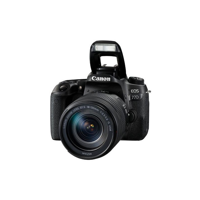 Appareil Photo Reflex Canon EOS 77D + Objectif 18-135mm F/3,5-5,6 IS