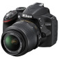 Nikon D3200 Noir + Obj. Nikon AF-S DX VR 18 - 55 mm f/3.5 - 5.6 série G Nikon D3200 Noir + Obj. Nikon AF-S DX VR 18 - 55 mm f/3.5 - 5.6 série G