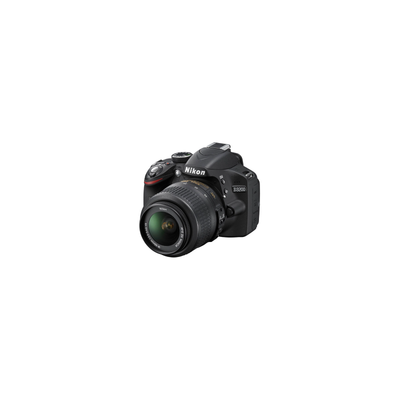 Nikon D3200 Noir + Obj. Nikon AF-S DX VR 18 - 55 mm f/3.5 - 5.6 série G Nikon D3200 Noir + Obj. Nikon AF-S DX VR 18 - 55 mm f/3.5 - 5.6 série G