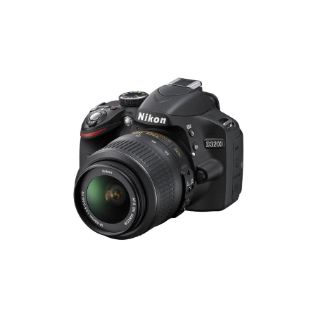 Nikon D3200 Noir + Obj. Nikon AF-S DX VR 18 - 55 mm f/3.5 - 5.6 série G