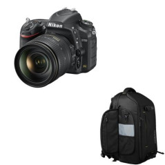 Reflex Nikon D750 WiFi Boîtier Nu + Objectif AF-S 24 -120 mm VR F/4 + Sac à dos
