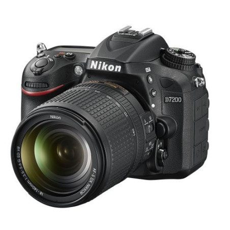 Reflex Nikon D7200 Noir + Objectif AF-S 18-140 mm VR